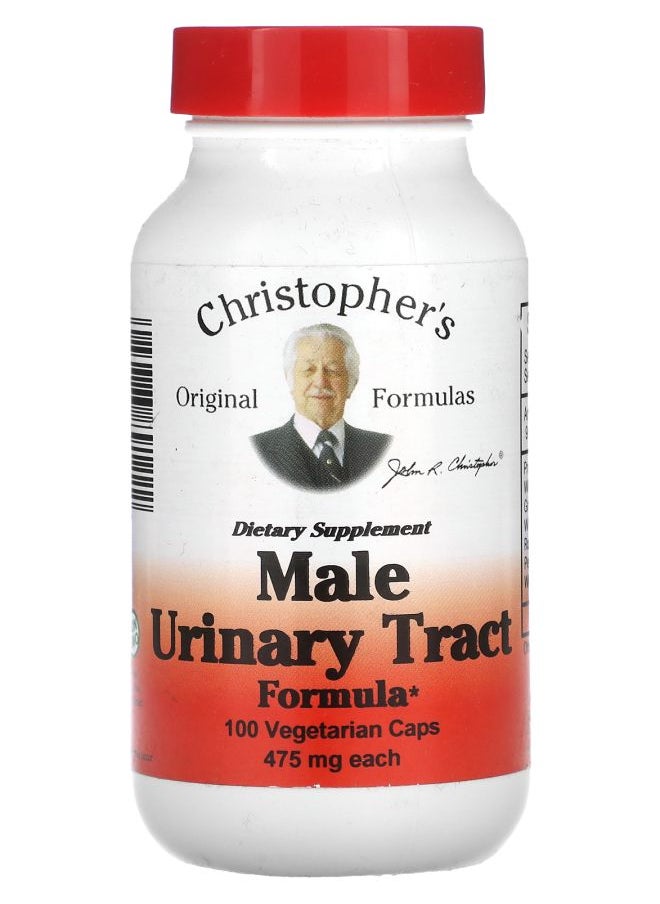 Christopher's Original Formulas - Male Urinary Tract Formula 475 mg 100 Vegetarian Caps - Image 1