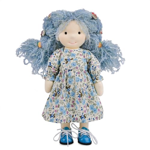 BlissfulPixie Coco 12in Handmade Waldorf Doll  Personalized Collectible Plush Toy for Kids Birthday Gift with Box - Image 1