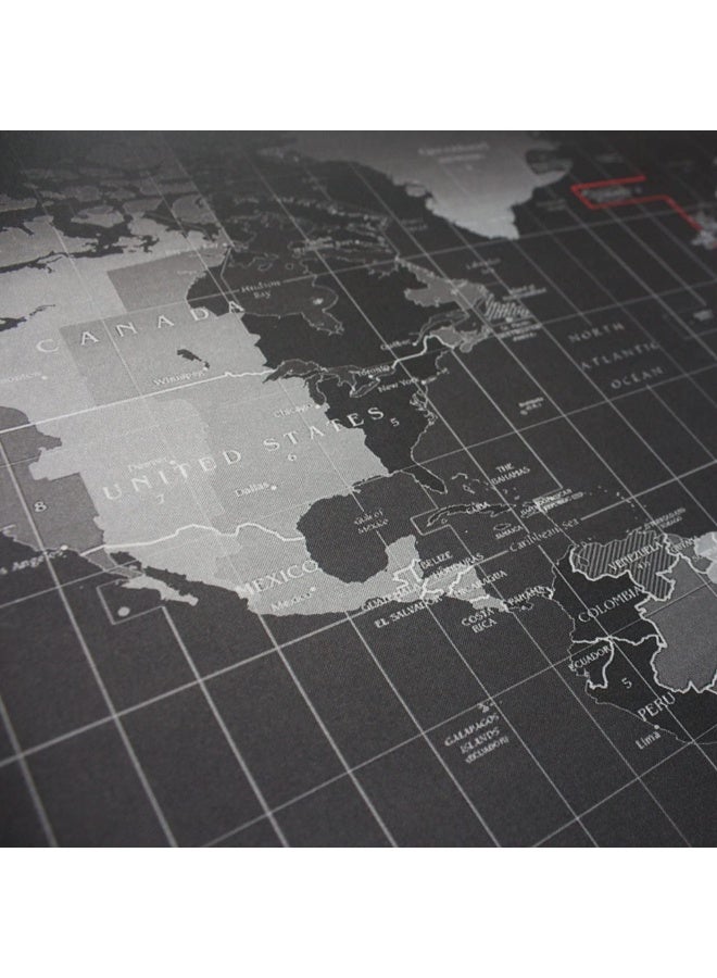 Univer Tang large Gaming Mouse Pad,World Map Desk Mat Non Slip Mousepad Anti-Skid Rubber Base and Stitched Edges, Keyboard Mouse Mat for Gamers, Home, Office and Studio,900*400 - Image 5