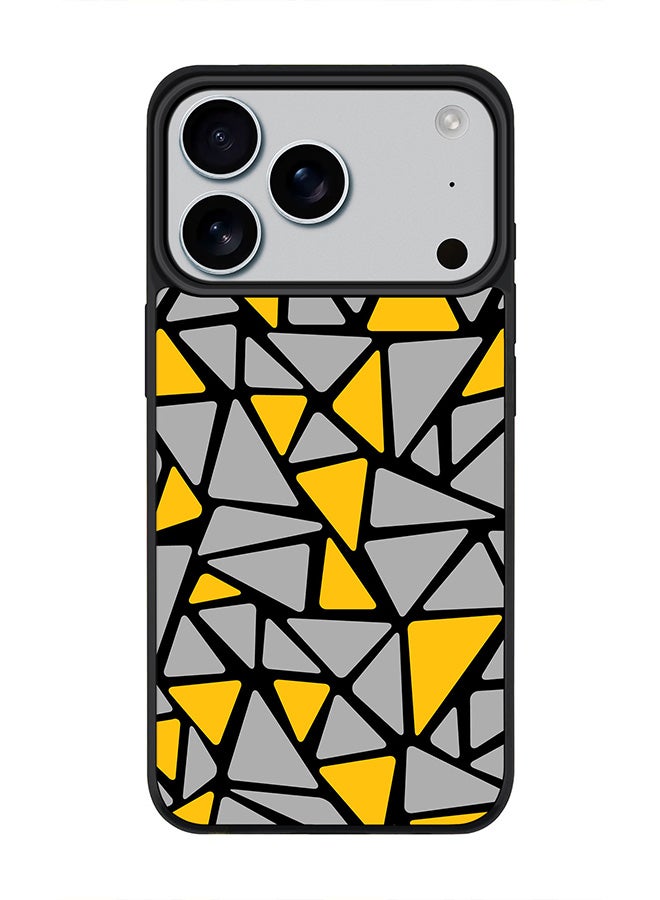 Stylizedd iPhone 17 Pro Case, [Compatible with MagSafe] Slim Magnetic cover Phone Case iPhone 17 Pro -Triabstract - Image 1