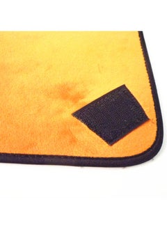 Generic Supply Upgrade Fleece-lined Thickened SLR Camera Folding Cloth Photography Lens Liner Bag Wrapped Protective Cloth-Color:Black + Orange Velvet-Size:Extra Large: 55 * 55CM  - Image 4