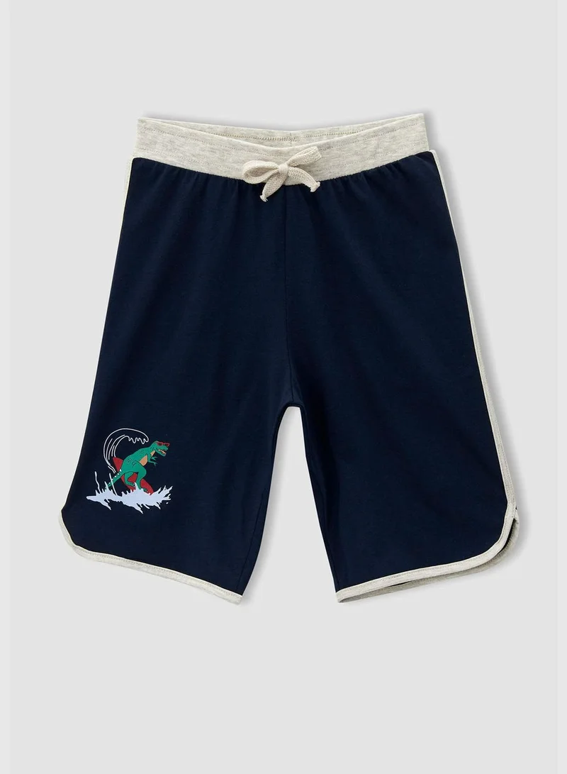 DeFacto Boy Regular Fit Crew Neck Homewear Knitted Pyjamas - 2 Pieces