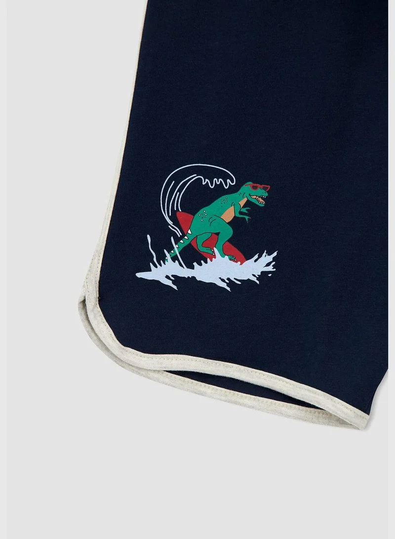 DeFacto Boy Regular Fit Crew Neck Homewear Knitted Pyjamas - 2 Pieces