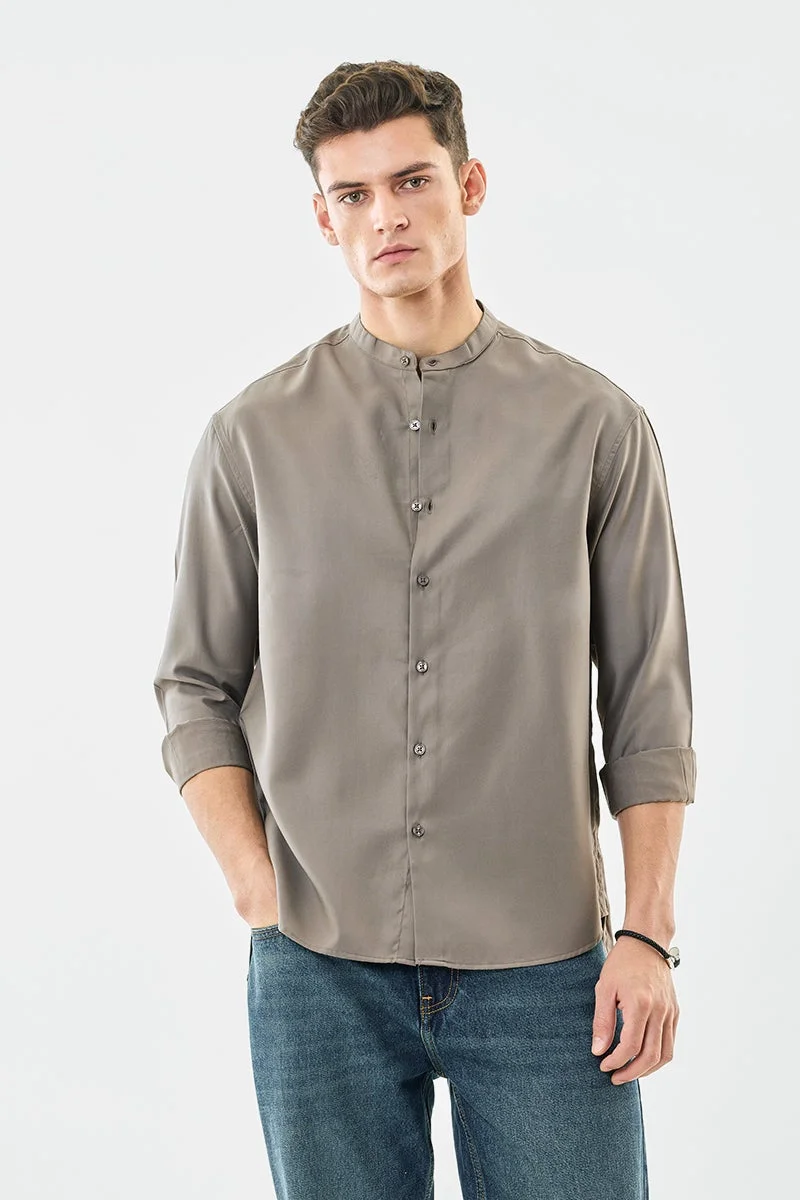 SNITCH Oversized Mandarin Shirt