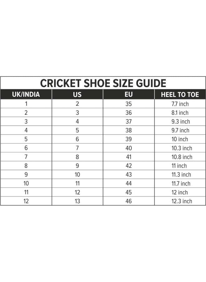 DSC - Zooter Cricket Shoes | White/Red | For Boys and Men | Polyvinyl Chloride | 7 UK, 8 US, 41 EU - Image 1