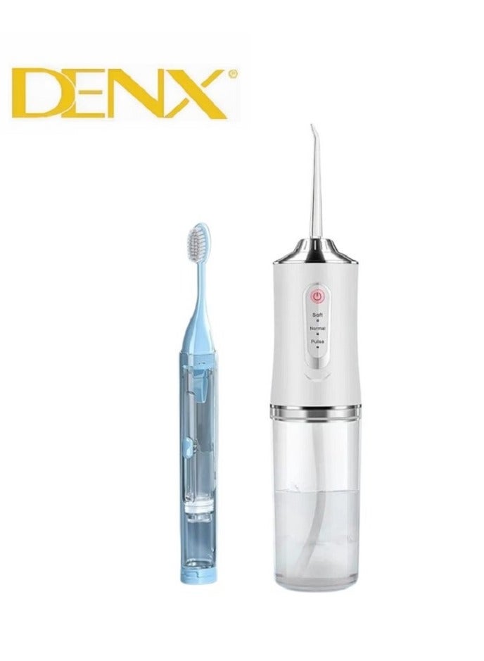 Denx Smart Interdental Water Flosser Dental Care Kit with Innovative Toothbrush - Image 1