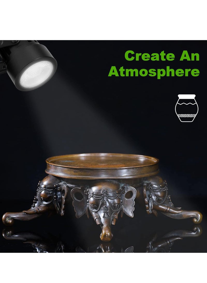 AROAQ LED Spot Light, Portable Lighting Up Indoor Spotlight Lamp, Strong And Durable Energy Efficient Floor Uplight, Easy To Install Dimmable Decoration Lights, (1pc, Monochrome)  - Image 3