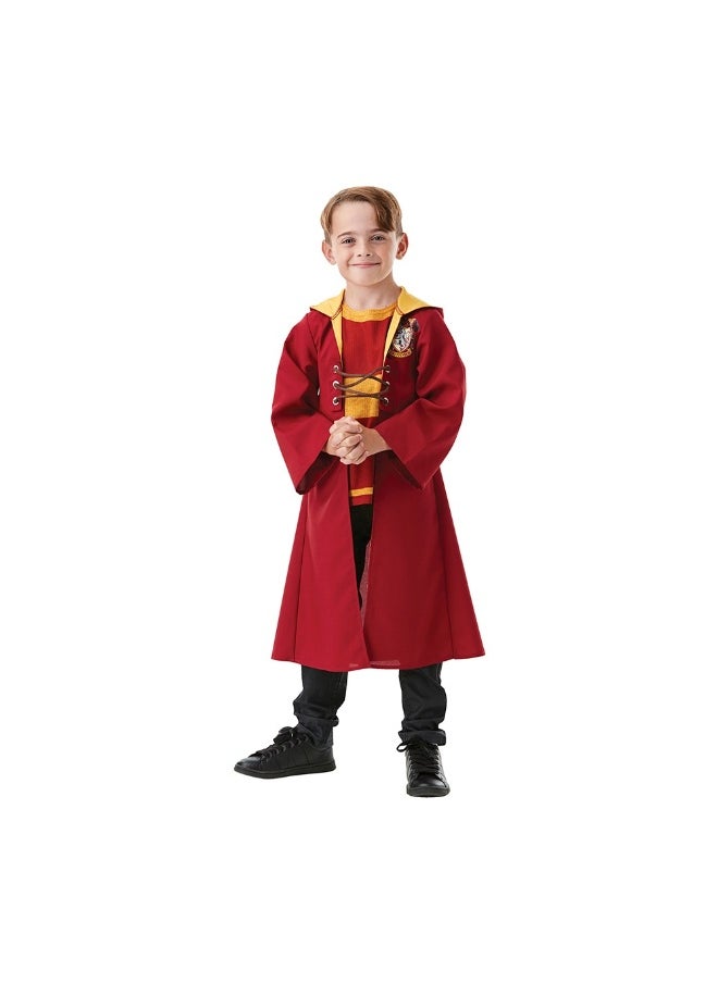 RUBIE'S - Harry Potter Quidditch Deluxe Hooded Robe For Kids - Image 1