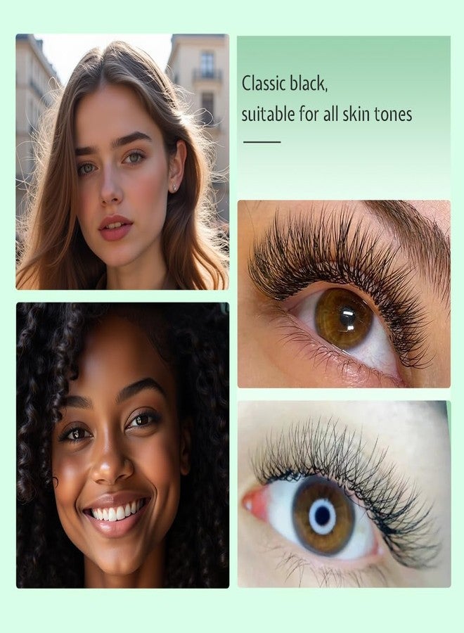 YELIX Narrow 3D W Lash Extensions 8-15mm Mixed Length, Small Spacing 3D Clover Lashes,Natural Fluffy Look Soft Wispy individual lashes Easy Fanning YY False Lashes for Salon (8-12mm mix, C Curl) - Image 4