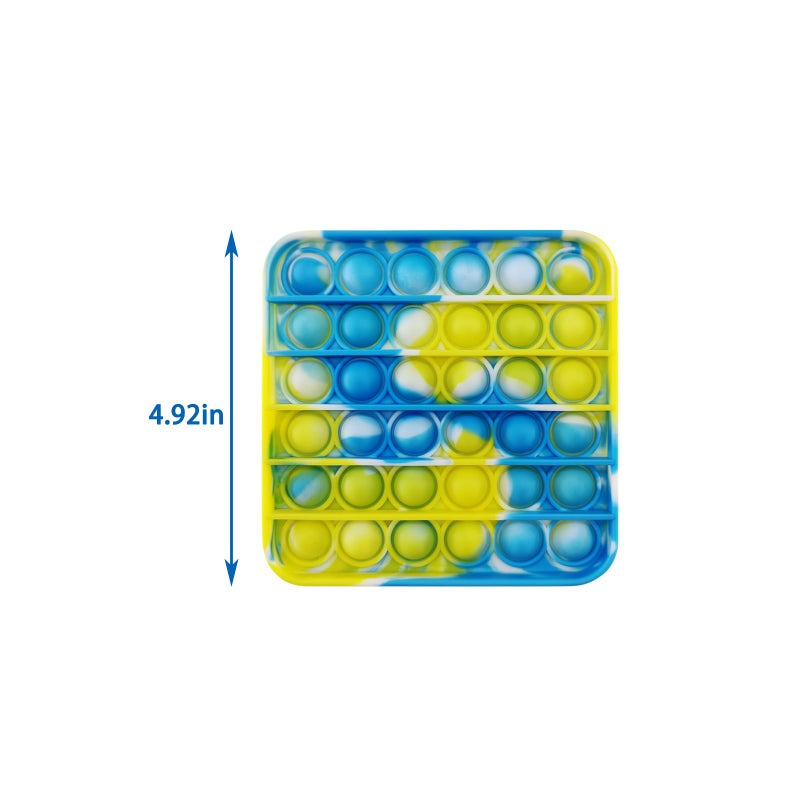 Clanam 12 Pcs Pop Bubble Fidget for Party Favors Stress Relief Pressure Relieving Toys for Kids Pop Bulk Toddler for Christmas Valentine Birthday Gifts and Classroom Prizes - Image 3