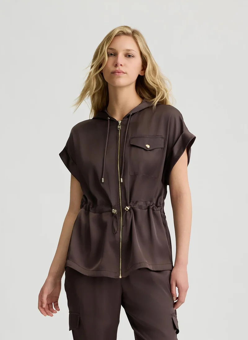 ليو جو Satin jacket