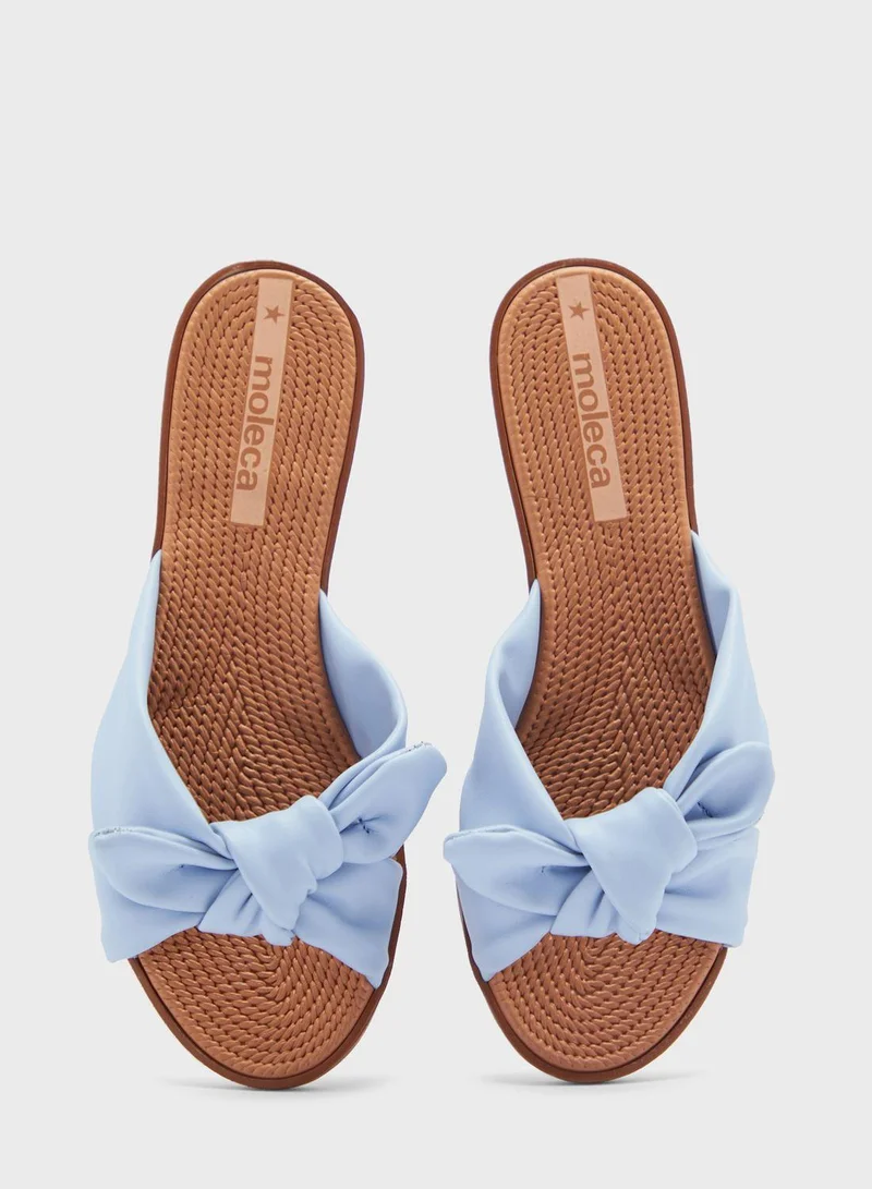 MOLECA Mikayla Cross Strap Flat Sandals