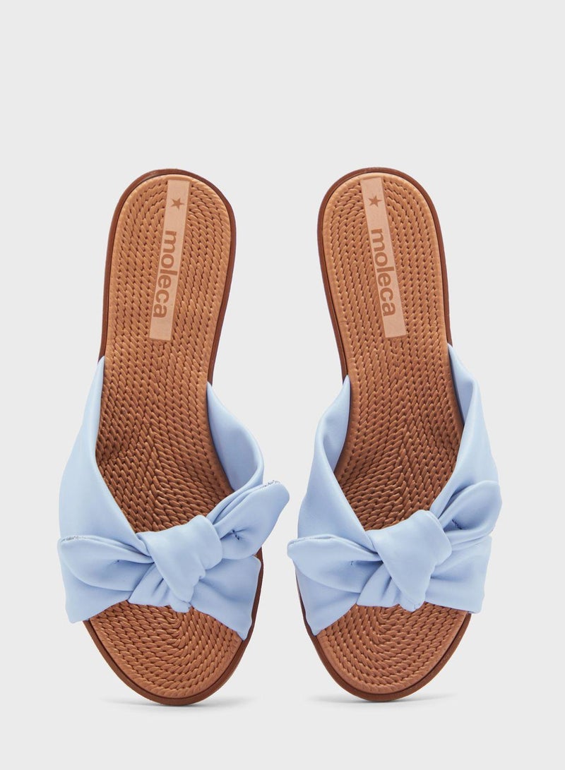 MOLECA Mikayla Cross Strap Flat Sandals - Image 4