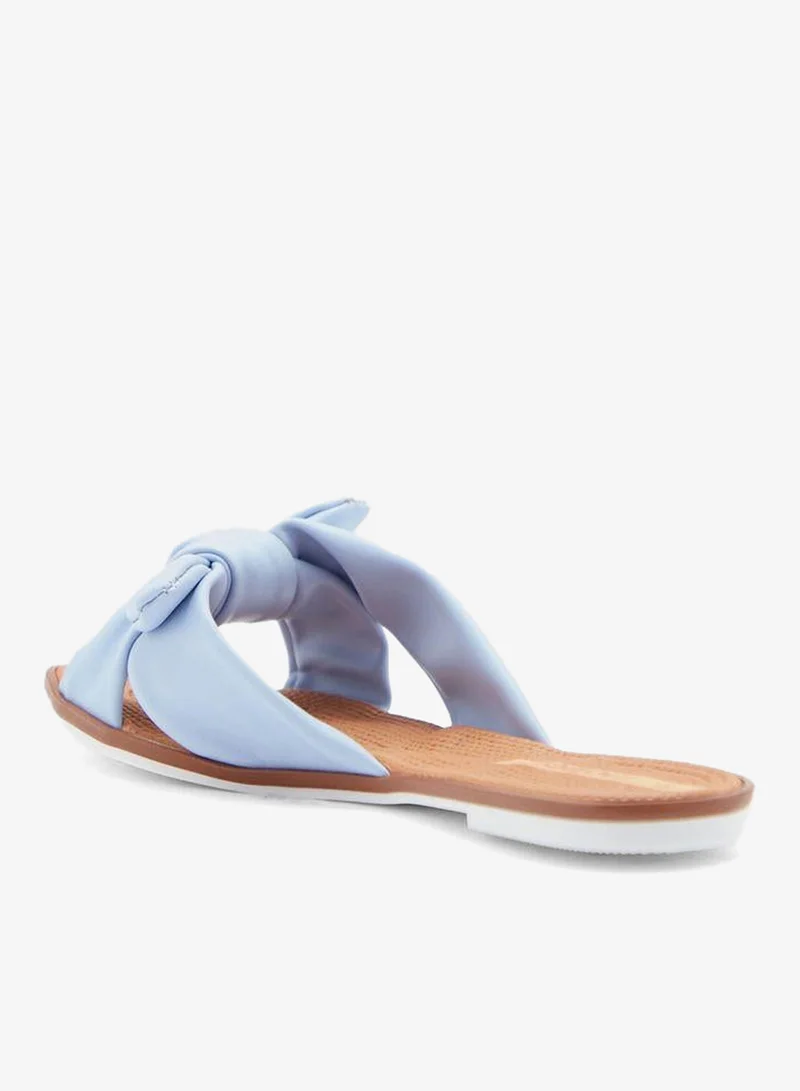 MOLECA Mikayla Cross Strap Flat Sandals