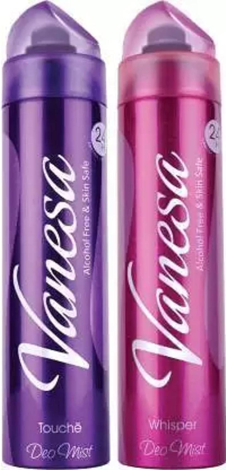 Vanesa Deo Mist Touche and Whisper Deo Combo for Women 300ml Pack of 2 - Image 2