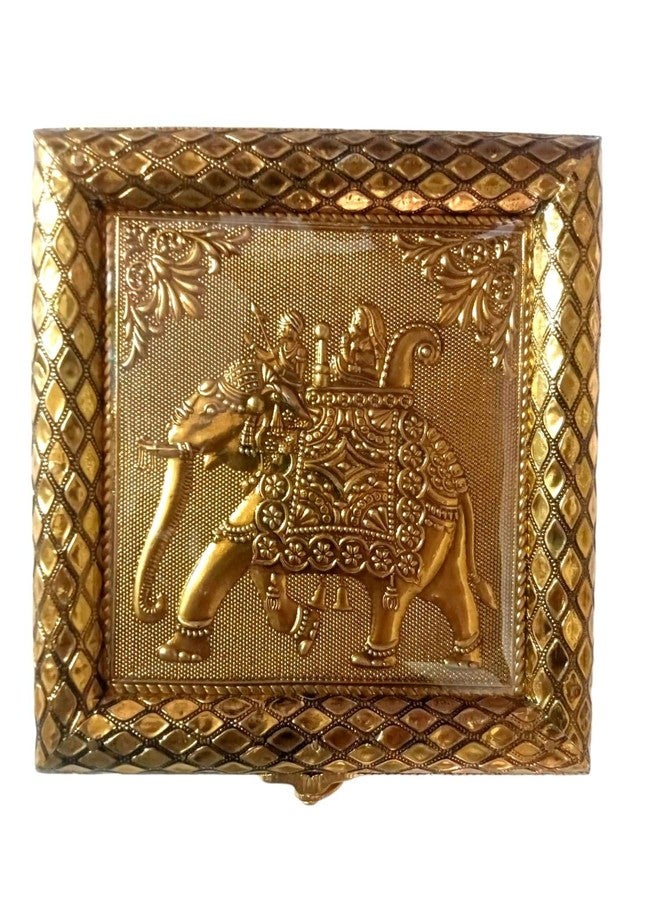 CRAFTS WORLD Wooden handcrafted Elephant Design Dryfruit box/Diwali gift box/Indian traditional ethnic gift box/wedding favor box. - Image 1