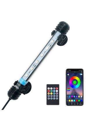 Led Aquarium Light,Fish Tank Light With Remote Controller&App Control,Diy Full Spectrum Optional Color&Intelligent Timing And Dimming,29 Light Modes And 4 Music Control Modes 6LedsRgb 7.5'' - pzsku/ZAFF8AF93F77768877C3CZ/45/_/1726219994/eade03ff-6f96-4ce8-95f4-0292b4333d91