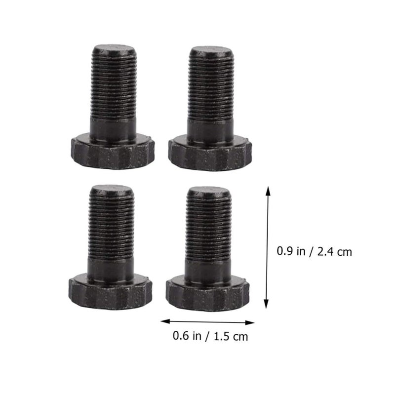 Grade 12.9 Steel Flywheel Flange Bolts 4 Pack Engine Transmission - Image 3