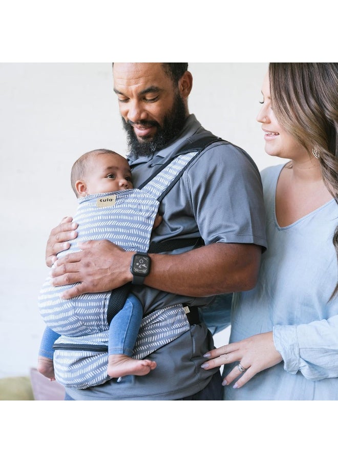 TULA Tula Ba Lite Compact Baby Carrier, Ultra Compact and Lightweight, Convenient Carry Pouch, Ergonomic and Multiple Positions for 12 – 30 pounds (Beyond)  - Image 2