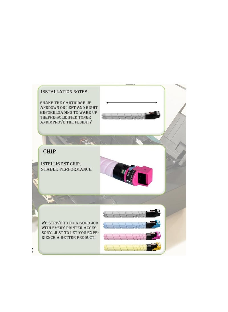 Terabyte TN328 TN-328 Toner Cartridge TN328K TN328C TN328M TN328Y Compatible Konica Minolta TN328 Toner use for Konica Minolta Bizhub C250i C300i C360i C450i C550i C650i C7130i Printer - Image 5