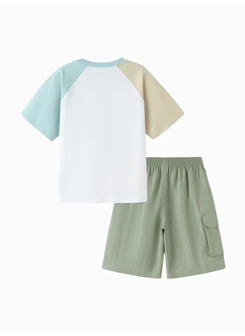 بالابالا Kids boy Knit short sleeve suit