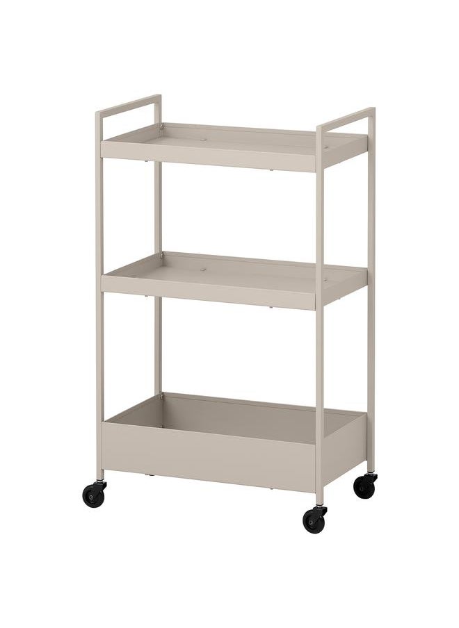 Generic Trolley, beige, 50.5x30x83 cm  - Image 1