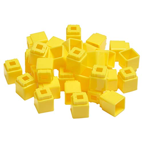 Didax Educational Resources Unifix Cubes Yellow Set of 100 - Image 1