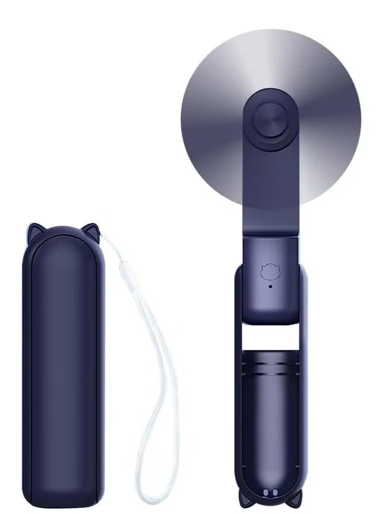 GALUIN Outdoor handheld fan with USB charging function, three-speed wind power, table small fan - Image 1