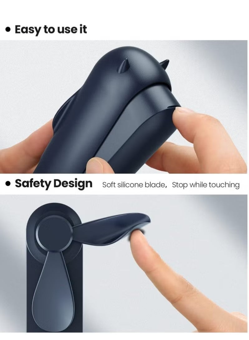 GALUIN Outdoor handheld fan with USB charging function, three-speed wind power, table small fan - Image 4