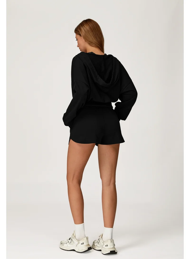 KAWN.YOGA Licorice-Black Loose Fit Jacket for Women | Best Price UAE