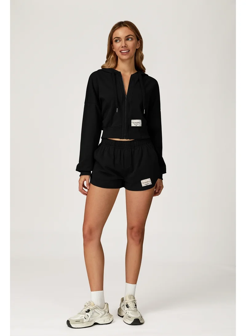 KAWN.YOGA Licorice-Black Loose Fit Jacket for Women | Best Price UAE
