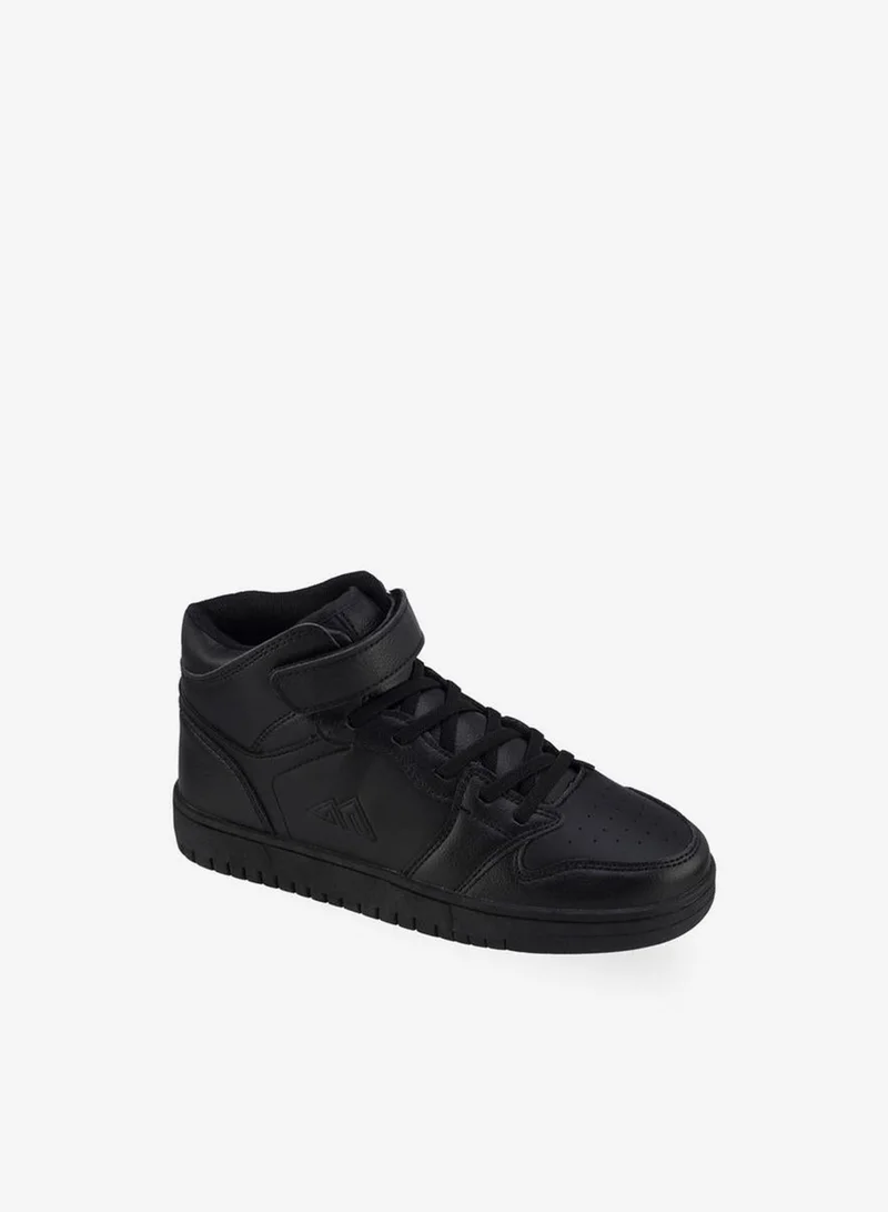 Oaklan By Shoexpress Boys Hook & Loop High Top School Sneakers