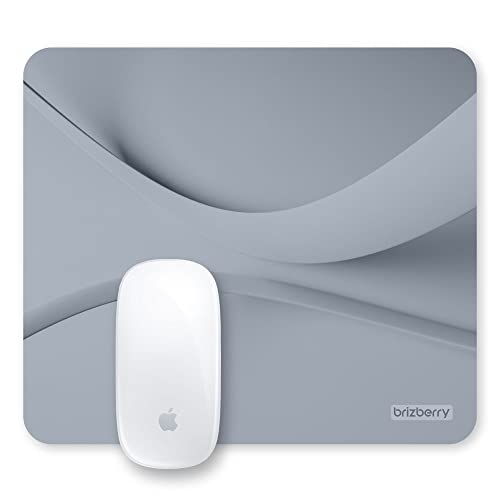ARTBRIZ® Brizberry Art-Pro Mouse Pad, Optimised for Speed and Precision, Premium Anti Skid Rubber Base, for Office Desktop Laptop PC Mac, 240mm x 240mm x 3mm (115S - Pack of 1) - Image 1