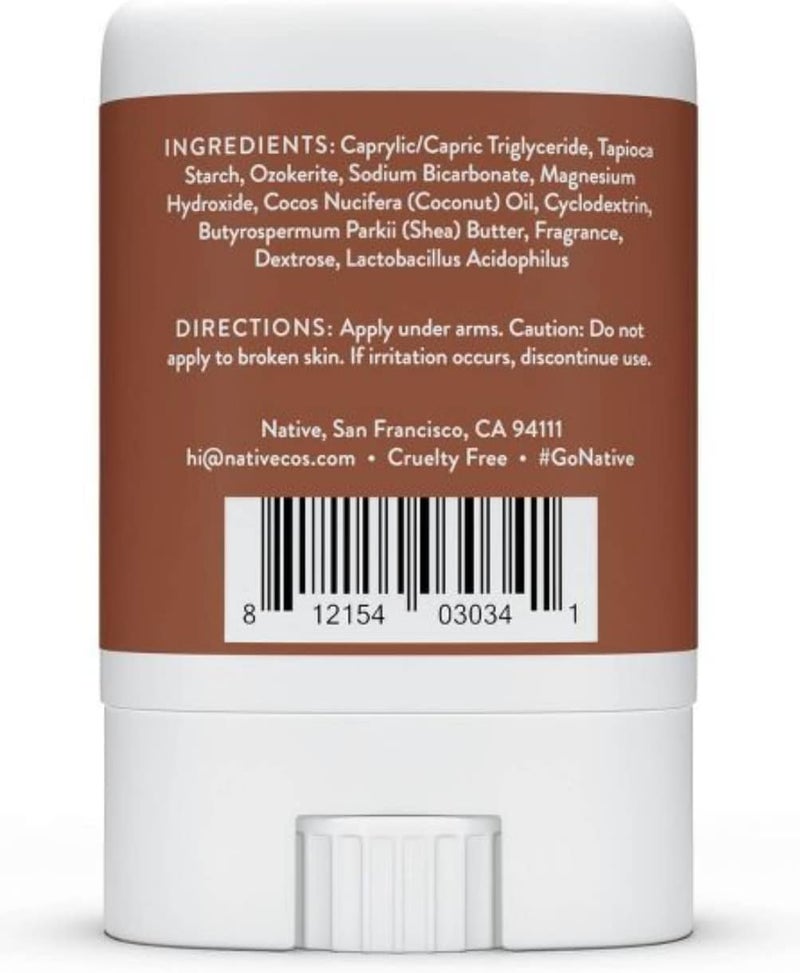 native Coconut & Vanilla Mini (Travel Size) Deodorant - Image 2