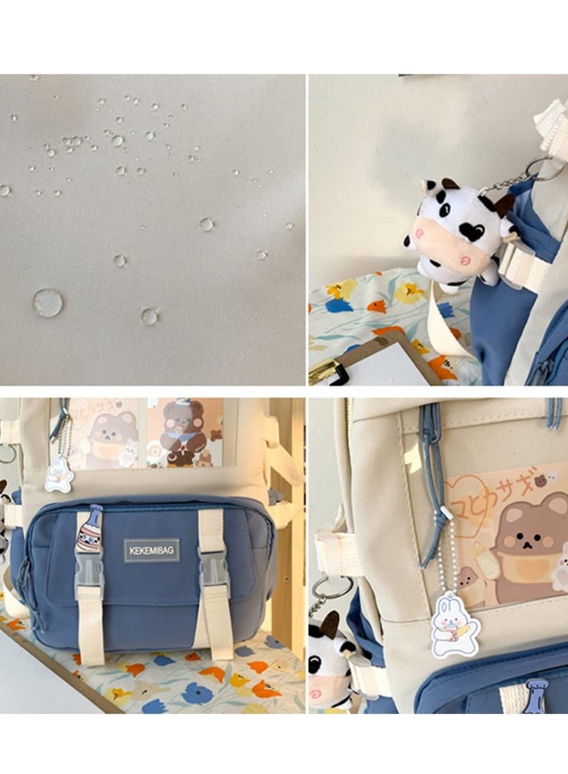 KASTWAVE Student Kawaii Backpacks For Teen Girls, Fashion   Bookbag, Kawaii Backpack with Kawaii Pin and Accessories,   Kawaii Backpack for School (1 pendant)… - Image 4