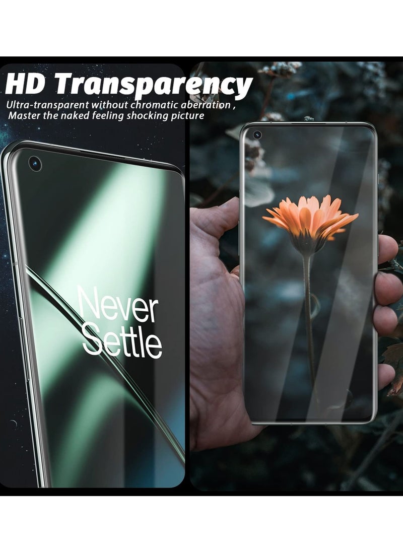 Excefore - Compatible for OnePlus 11 5G, 2 Pack TPU Screen Protector + 2 Pack Glass Camera Lens Protector, Anti-Scratch, Bubble-Free, Lifetime Replacement - Image 1
