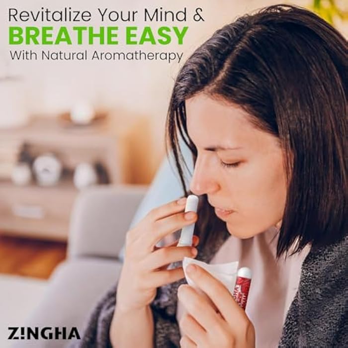Z!NGHA Natural Aromatherapy Nasal Stick Boost Focus & Enhance Breathing | Portable Sinus Relief & Relaxation Nasal Inhaler Stick | Essential Oil Blend for Stress and Congestion (Watermelon) - Image 5