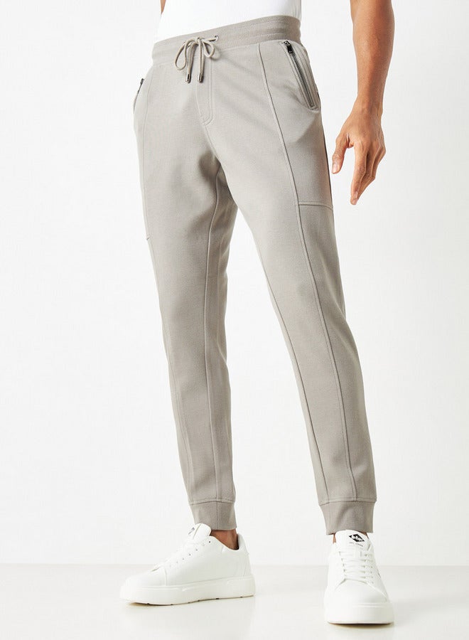Iconic Mosean Joggers with Drawstring Closure and Pockets - Image 1