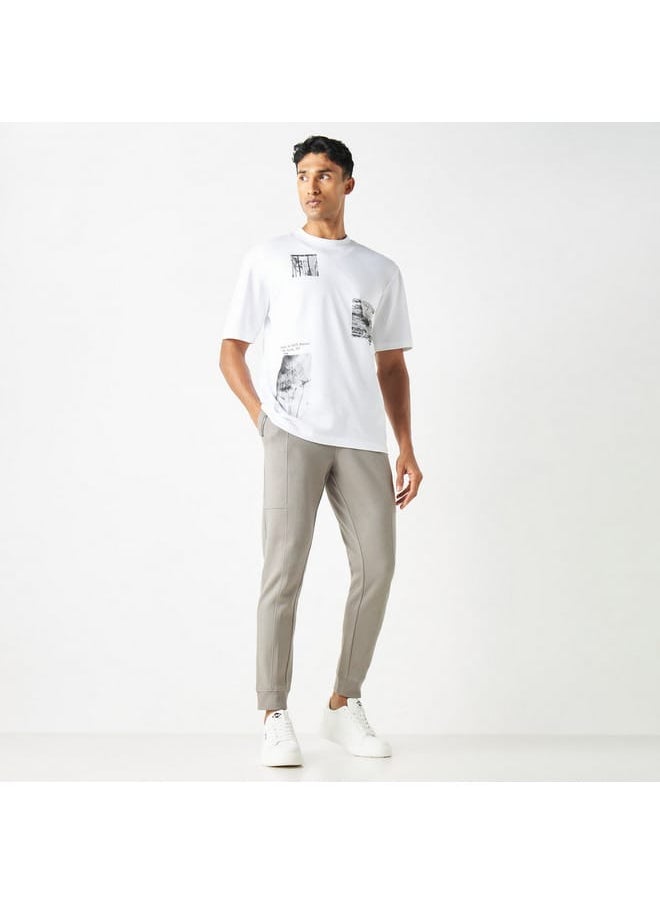 Iconic - Iconic Mosean Joggers with Drawstring Closure and Pockets - Image 1