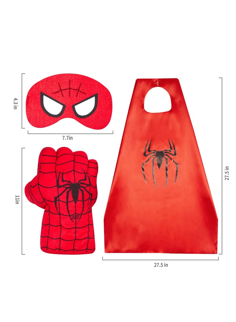 Fanski Plush Boxing Gloves with Cape and Blindfold, Incredible Pink Punch, Safe and Damage-Free Set, Birthday Festive Party Picks - Image 3