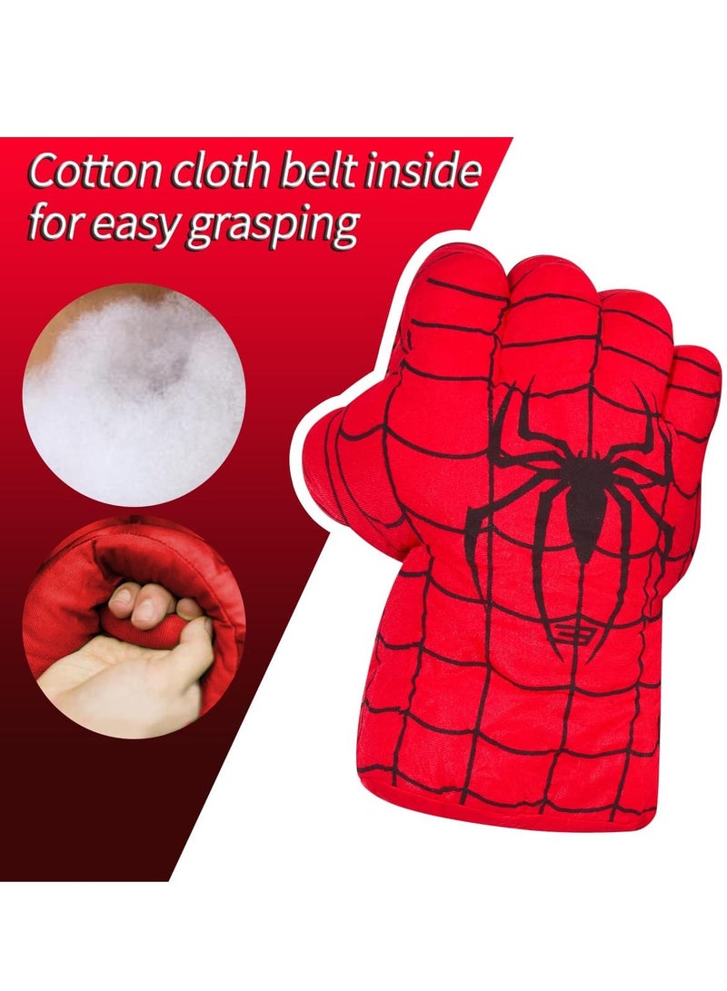 Fanski Plush Boxing Gloves with Cape and Blindfold, Incredible Pink Punch, Safe and Damage-Free Set, Birthday Festive Party Picks - Image 4