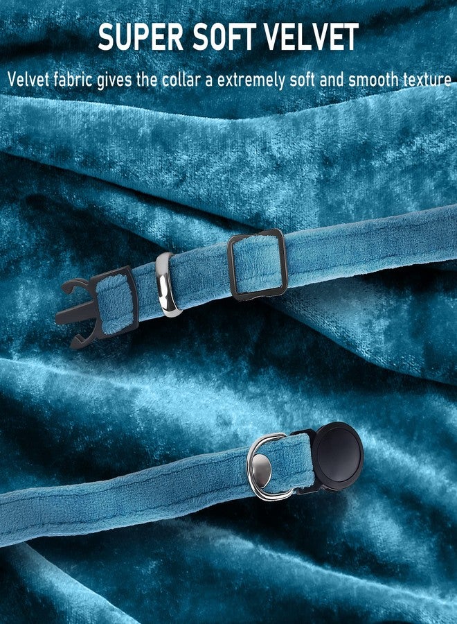 GAMUDA Velvet Puppy Collars, Super Soft Adjustable Whelping ID Bands, Breakaway Litter Set in Assorted Colors with 2 Record Keeping Charts, 12 Pack (S) - Image 4