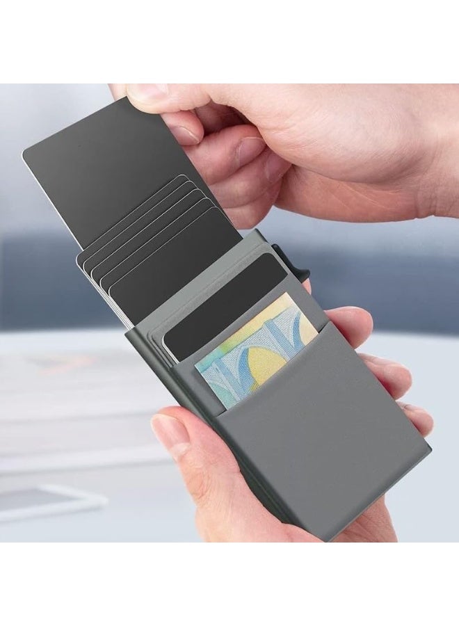 إن إكس تي محفظة كوليف النحيفة للرجال - حامل بطاقات منبثق بسيط مع خاصية حجب RFID وجيب للنقود - محفظة مخفية هدية للرجال والآباء - Image 4