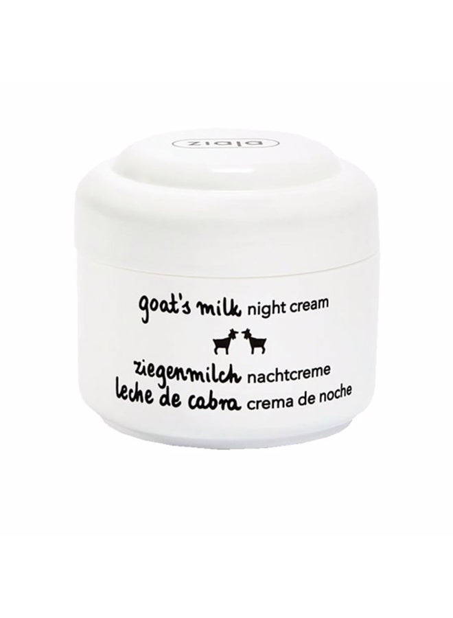 Ziaja Goat’s Milk Night Face Cream 50ml - Image 1