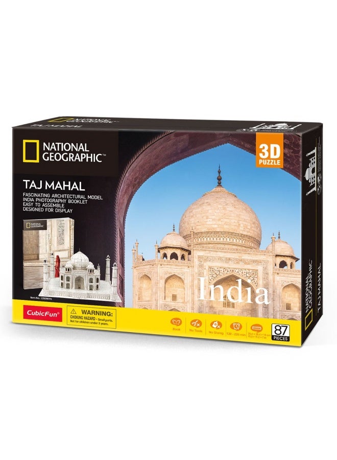 CubicFun 3D Puzzle Taj Mahal - 87pc - Image 1