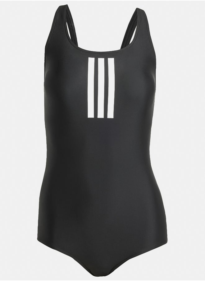 Adidas Padded 3-Stripes Closed-Back Swimsuit  - Image 2