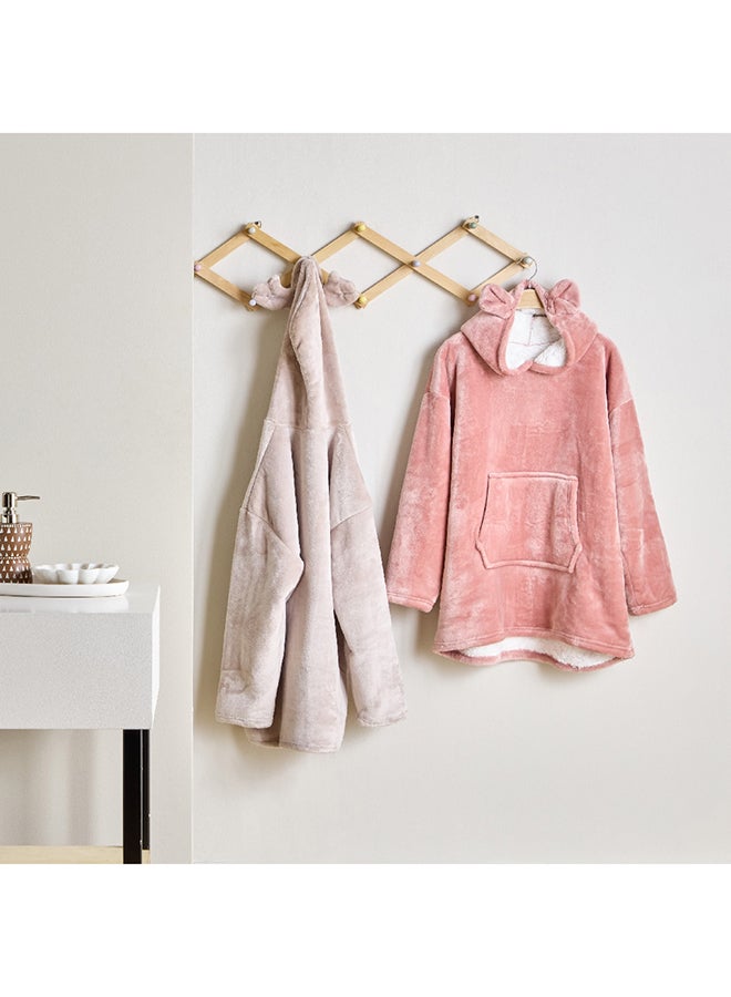 Home Box Playland Deer Flannel Hooded Bathrobe 63 x 75 cm  - Image 5