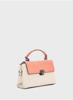 ELLA Metal Clasp Satchel Bag  - Image 3
