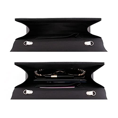 Naimo Suede Evening Bag Clutch Handbag Velvet Flap Envelope Clutches Wedding Party Prom Bridal Purse - Image 5