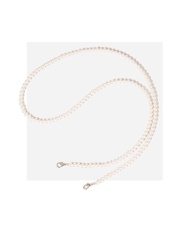 NIBEMINENT Super Cute Beaded Phone Charm – Trendy Phone Chain Wrist Strap, Shining Beads Chain Lanyard for Cell Phone 